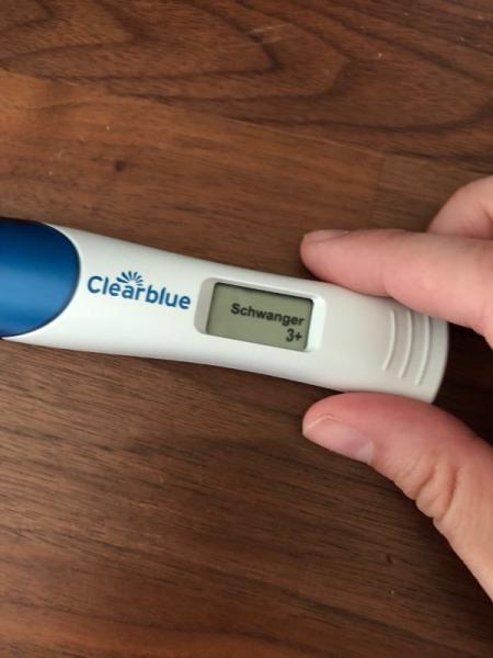 Bild zu Clearblue digital heute morgen ❤️ - Forum für Januar - Mamis