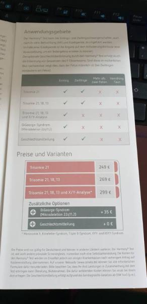 Bild zu Harmony Prenatal Test - Forum für Januar - Mamis