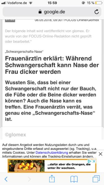 Bild zu Schwangerschaftsnase ?! - Forum für Januar - Mamis