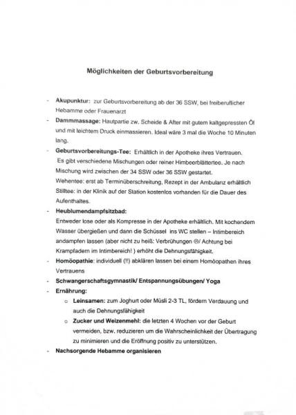 Bild zu Geburtsvorbereitung - Forum für Januar - Mamis