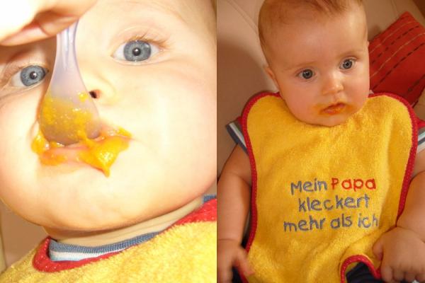 Bild zu Nun will ich euch Leon auch mal beim essen zeigen! - Forum für Februar - Mamis