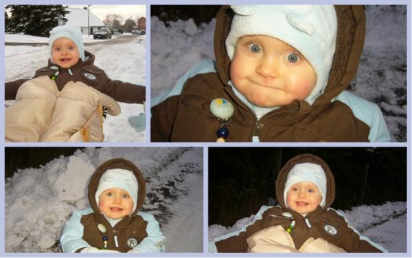 Bild zu Hier nun Bilder der ersten Schlittenfahrt! - Forum für Februar - Mamis