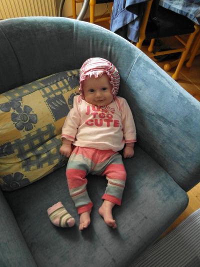 Bild zu Meine kleine Grinsebacke - Forum für Februar - Mamis