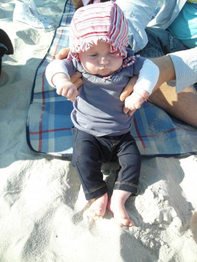 Bild zu Waren gestern mit der Maus am Strand - Forum für Februar - Mamis