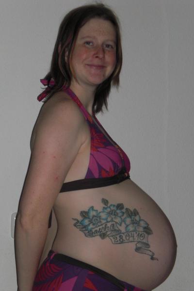 Bild zu Bauchbild von 34+0 - Forum für Februar - Mamis