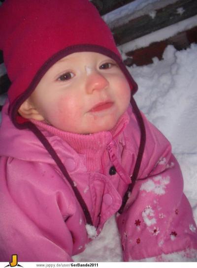 Bild zu meine kleine schneemaus - Forum für Februar - Mamis