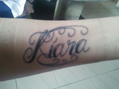 Bild zu Mein neues Tattoo - Der Name meiner Tochter - Forum für Februar - Mamis