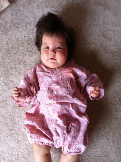 Bild zu little LINA ~ in dem wohl schönsten Kimono wo gibt;-) - Forum für Februar - Mamis