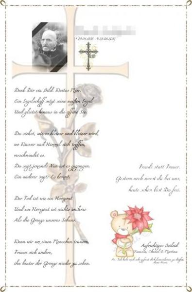 Bild zu Todesfall in der Familie.. - Forum für Februar - Mamis