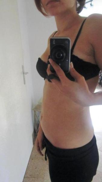 Bild zu mein mini bäuchlein xD - Forum für Februar - Mamis
