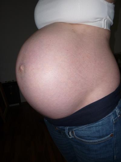Bild zu auch mal ein aktuelles Bauchbild von heute! - Forum für Februar - Mamis