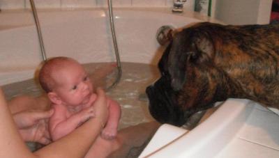 Bild zu Baden mit Mama :) - Forum für Februar - Mamis