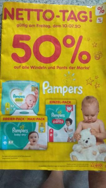 Bild zu Pampers Angebot 50% Rabatt nur !!!heute!!! - Forum für Februar - Mamis
