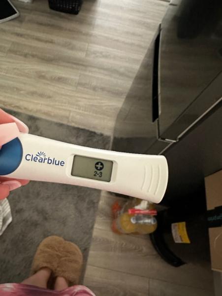 Bild zu ClearBlue macht mir Hoffnung ! - Forum für Februar - Mamis