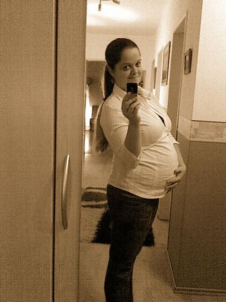 Bild zu Schönes Wochenende +neustes Bauchfoto :-) - Forum für März - Mamis