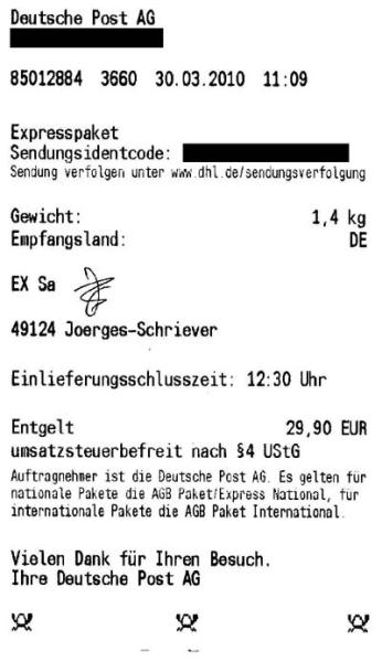 Bild zu Das 30Euro Expresspaket ... - Forum für März - Mamis
