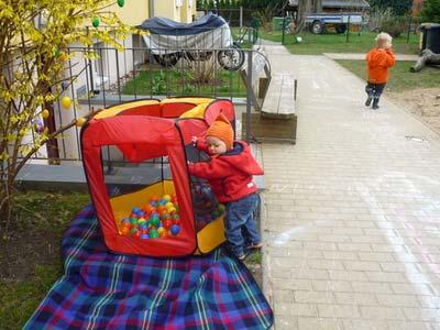 Bild zu Auch bei uns war der Osterhase - Forum für März - Mamis