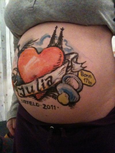 Bild zu Bauchmalerei - Forum für März - Mamis