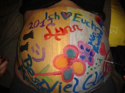 Bild zu Babyparty und bauchbild - Forum für März - Mamis