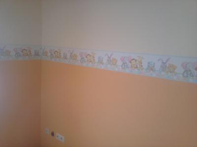 Bild zu Kinderzimmer fertig tapeziert... - Forum für März - Mamis