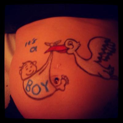 Bild zu Bauch-Mal- Runde... - Forum für März - Mamis