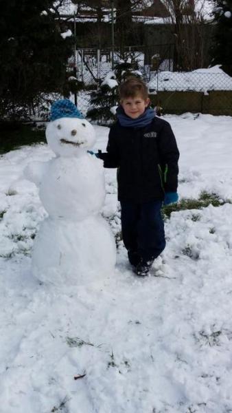 Bild zu Schneemanngrüße aus Sachsen-Anhalt .... - Forum für März - Mamis