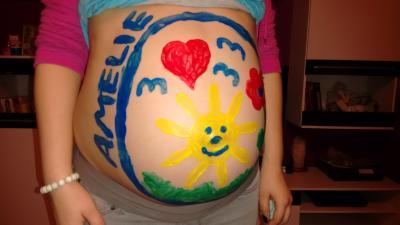 Bild zu Bauchmalerei(Bild) - Forum für März - Mamis