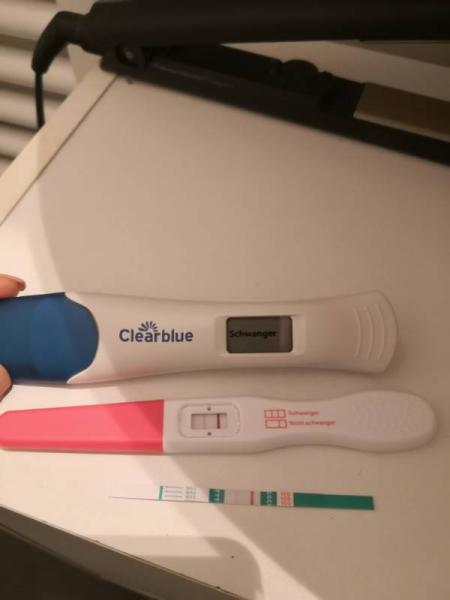 Bild zu Eindeutig positiv🍀🎉❤️ - Forum für März - Mamis