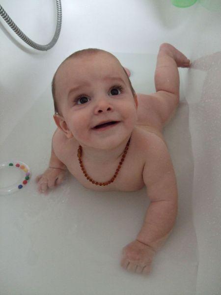 Bild zu Wie baden eure Zwerge!? - Forum für April - Mamis