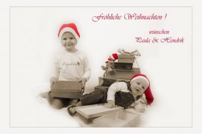 Bild zu Unsere Weihnachtskarte! - Forum für April - Mamis
