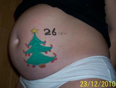 Bild zu Weihnachtsbauchi.. - Forum für April - Mamis