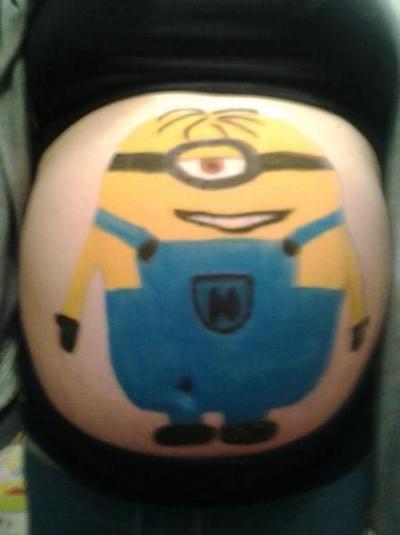 Bild zu bauch angemalt von tante vanny - Forum für April - Mamis