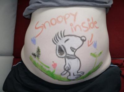 Bild zu mal ein foto vom bauch ;-) - Forum für April - Mamis