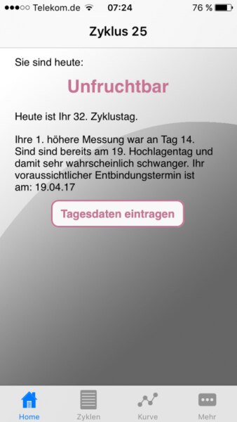 Bild zu :-) eine winzige Freude - Forum für April - Mamis