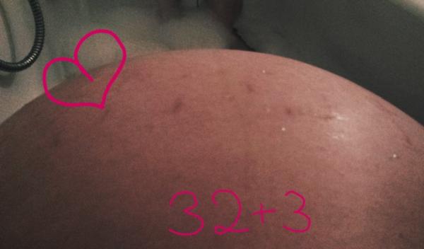 Bild zu Jetzt zeig ich auch mal meine Kugel :D - Forum für April - Mamis