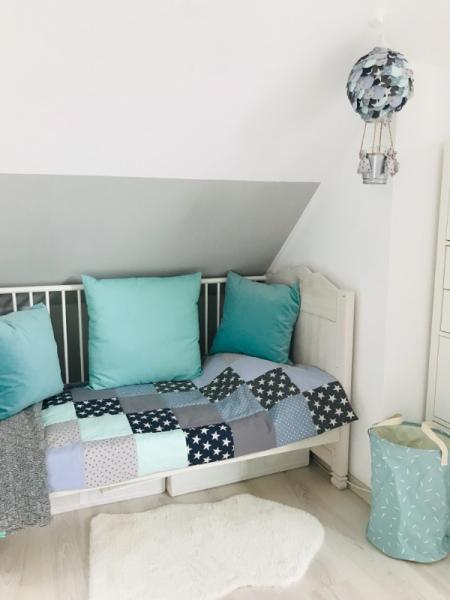 Bild zu fertige Patchworkdecke (Resultat gestrige Bastelstunde) - Forum für April - Mamis
