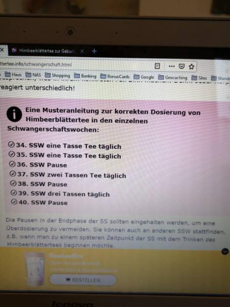 Bild zu Vorbereitung mit Tee, Bad etc. - Forum für April - Mamis