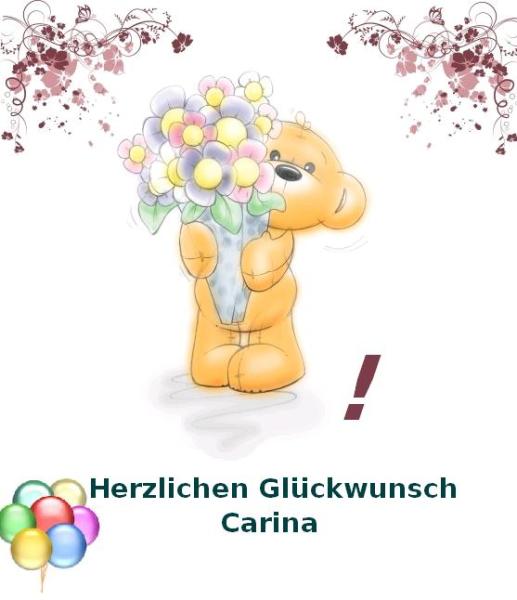 Bild zu Herzlichen Glueckwunsch Carina :-))) ! - Forum für Mai - Mamis