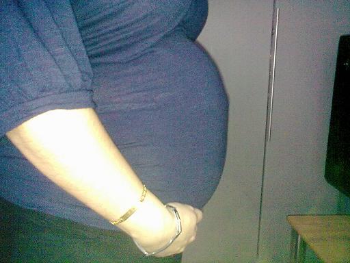 Bild zu mein bauch heute bei 27+1 - Forum für Mai - Mamis
