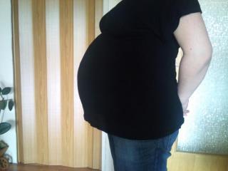Bild zu Ein letztes Bauchbild von mir :) - Forum für Mai - Mamis