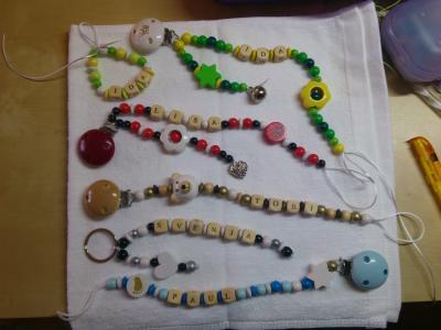 Bild zu Individuelle Schnullerketten,Armbänder,Schlüsselanhänger für Wickeltaschen... - Forum für Mai - Mamis