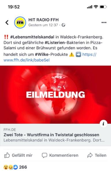 Bild zu Achtung listerien in lebensmittel entdeckt - Forum für Mai - Mamis