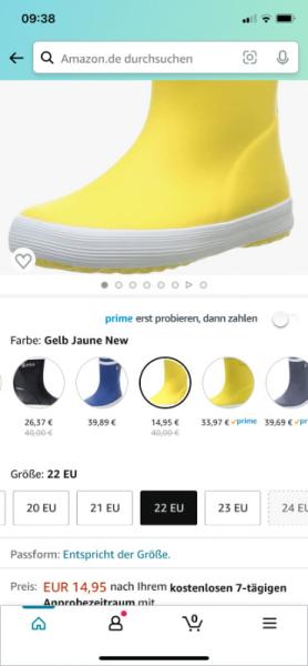 Bild zu Nochmal bzgl. Gummistiefel - Aigle im Angebot entdeckt - Forum für Mai - Mamis