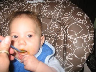 Bild zu Das erste Mal Möhrchen.... seht mal... - Forum für Juni - Mamis