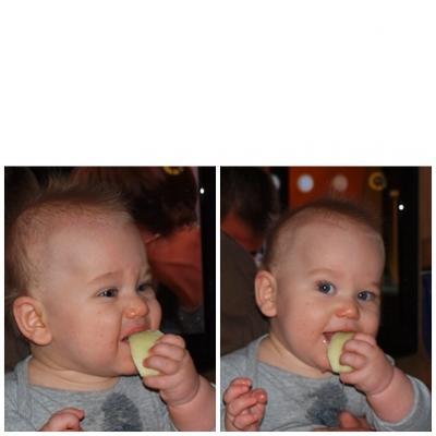 Bild zu der erste Apfel - Forum für Juni - Mamis