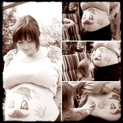 Bild zu meine bemalte "Wampe"!!!! - Forum für Juni - Mamis