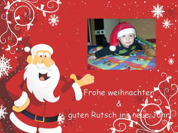 Bild zu Auch ma mein kleinen Schatz zeigen will(unsere Weihnactskarte) - Forum für Juli - Mamis