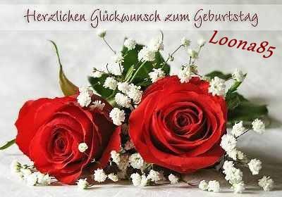 Bild zu *-*-*-* Herzlichen Glückwunsch Loona85 *-*-*-* - Forum für Juli - Mamis