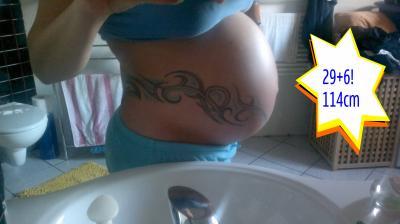 Bild zu wieder eine Woche um:) bauch von heute:) - Forum für Juli - Mamis