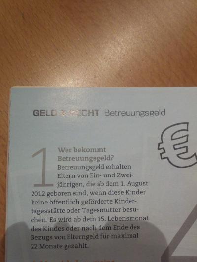 Bild zu Für uns JULI Mamas gibt es KEIN Betreuungsgeld !!!!!!!!!! - Forum für Juli - Mamis